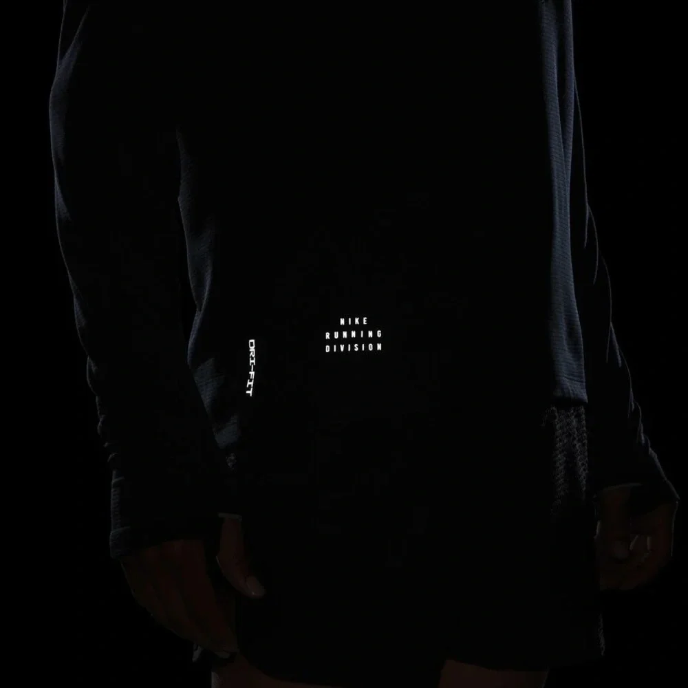Nike Run Division Men's Dri-FIT 1/2-Zip black Running Top jacket FZ0620-010